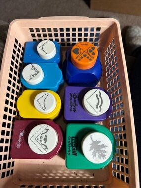 Craft Paper Punch Set - Assorted Colors